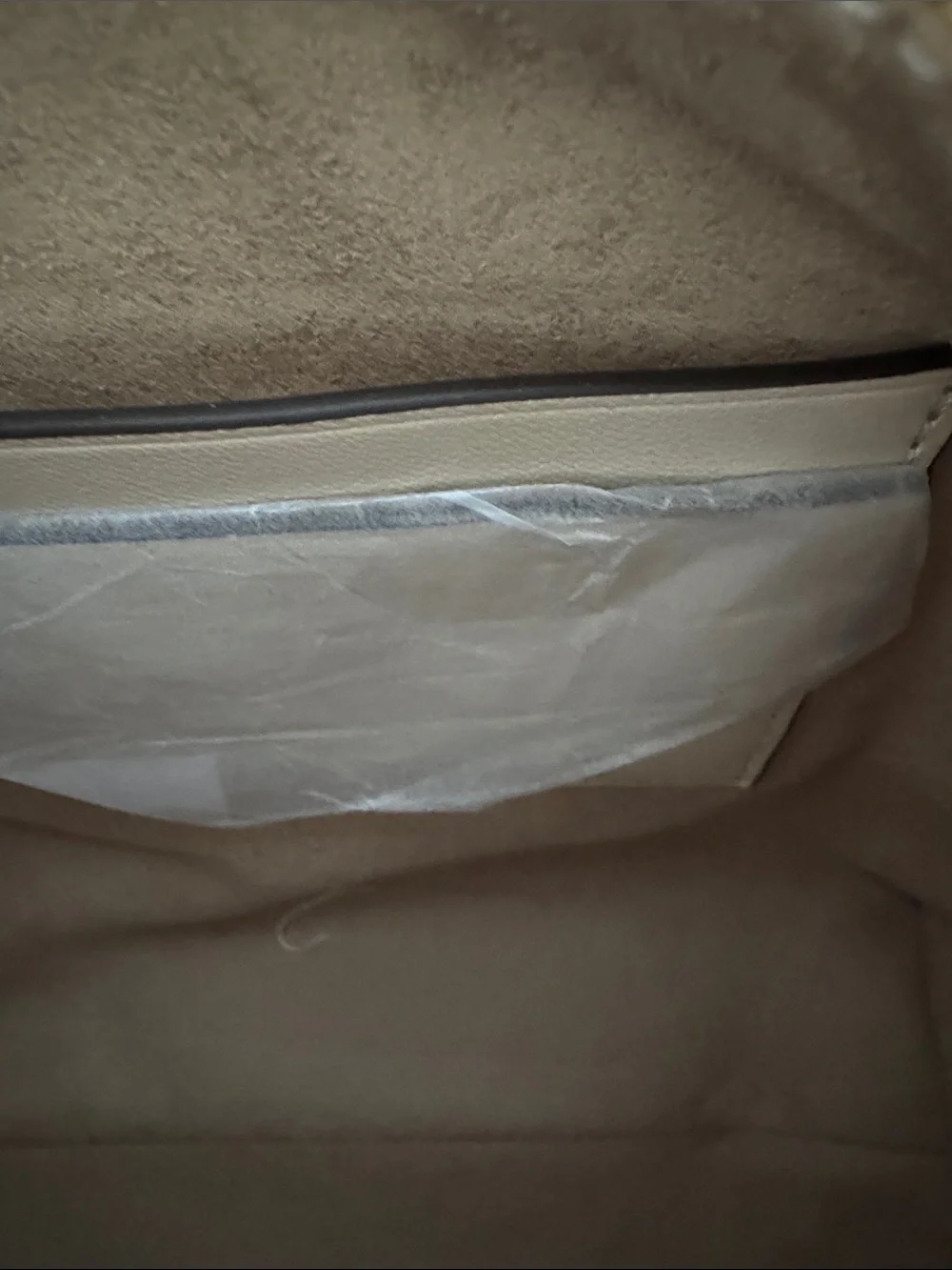 Tory Burch White Quilted Leather Shoulder mini Bag with Gold Emblem